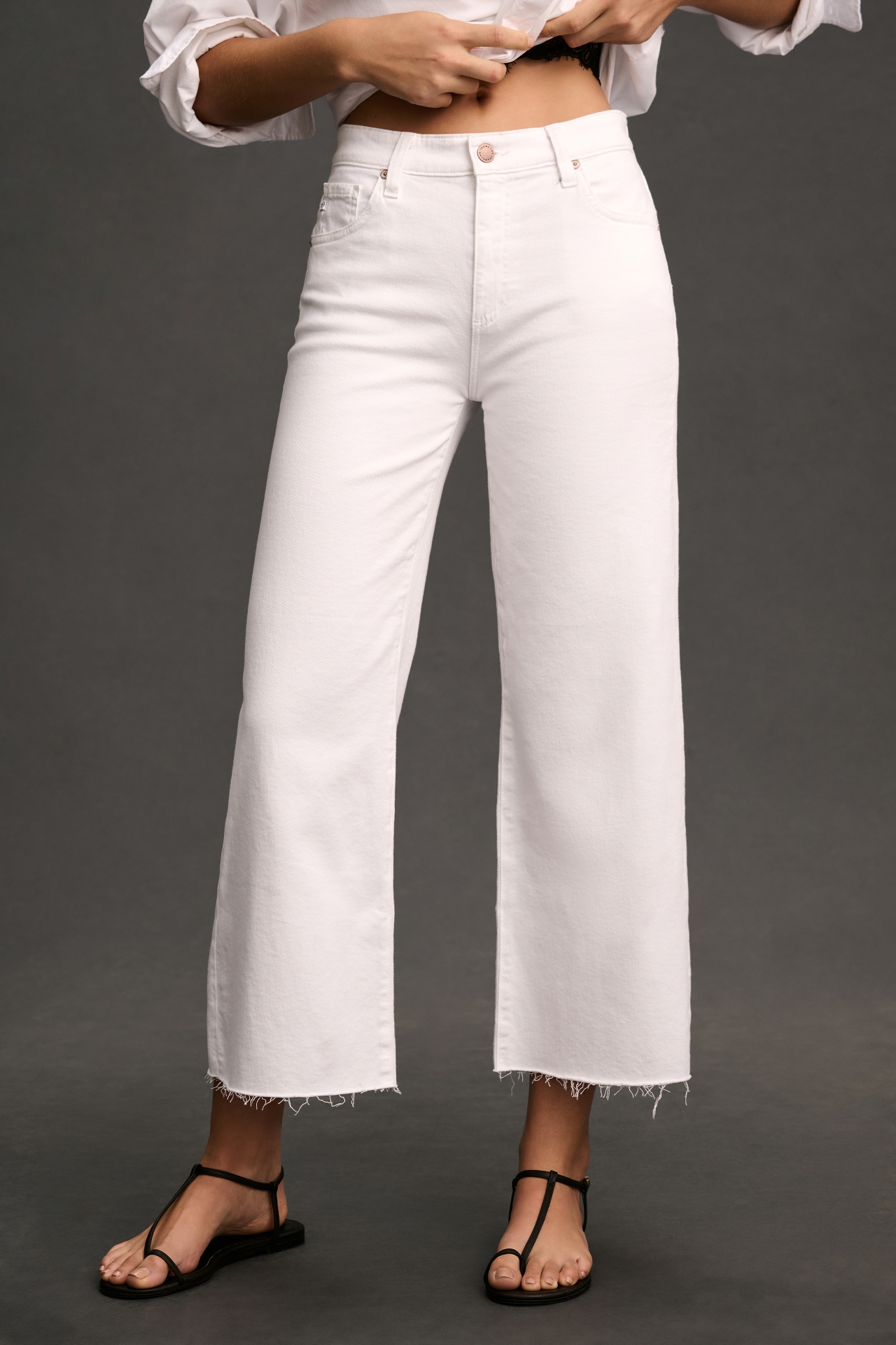 AG Jeans
 Saige High-Rise Wide-Leg Crop