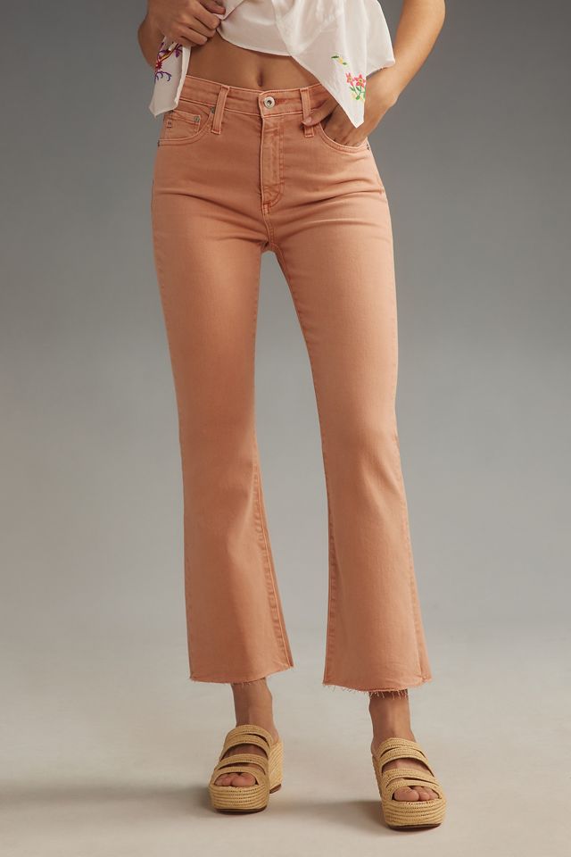 AG Farrah Mid-Rise Crop Bootcut Jeans #1