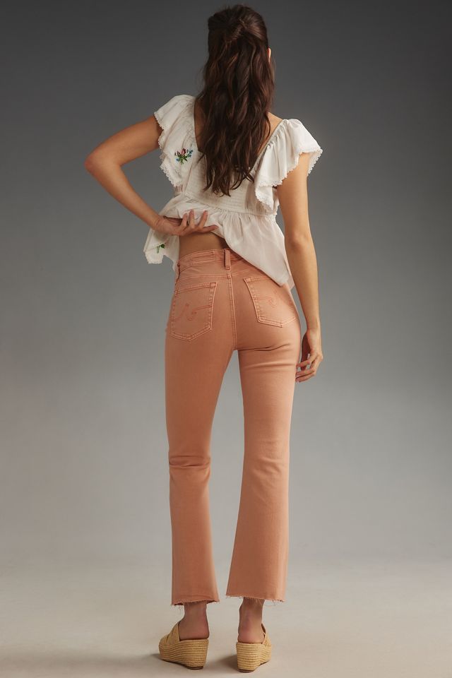 AG Farrah Mid-Rise Crop Bootcut Jeans #2