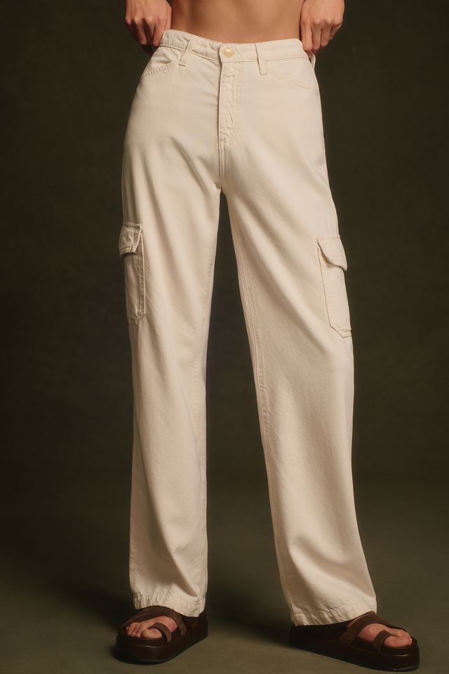 AG Gatina High-Rise Cargo Relaxed Wide-Leg Jeans #1