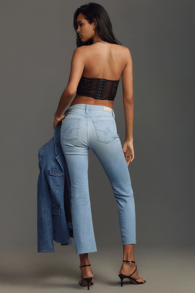 AG Farrah Crop High-Rise Bootcut Jeans #2