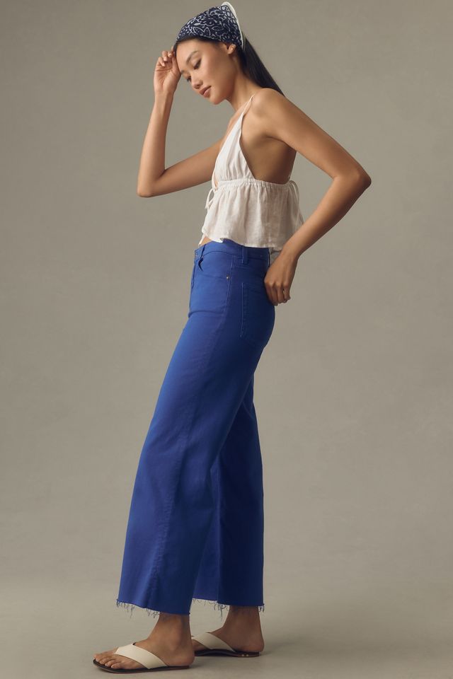 Ag saige high rise crop wide leg jeans anthropologie