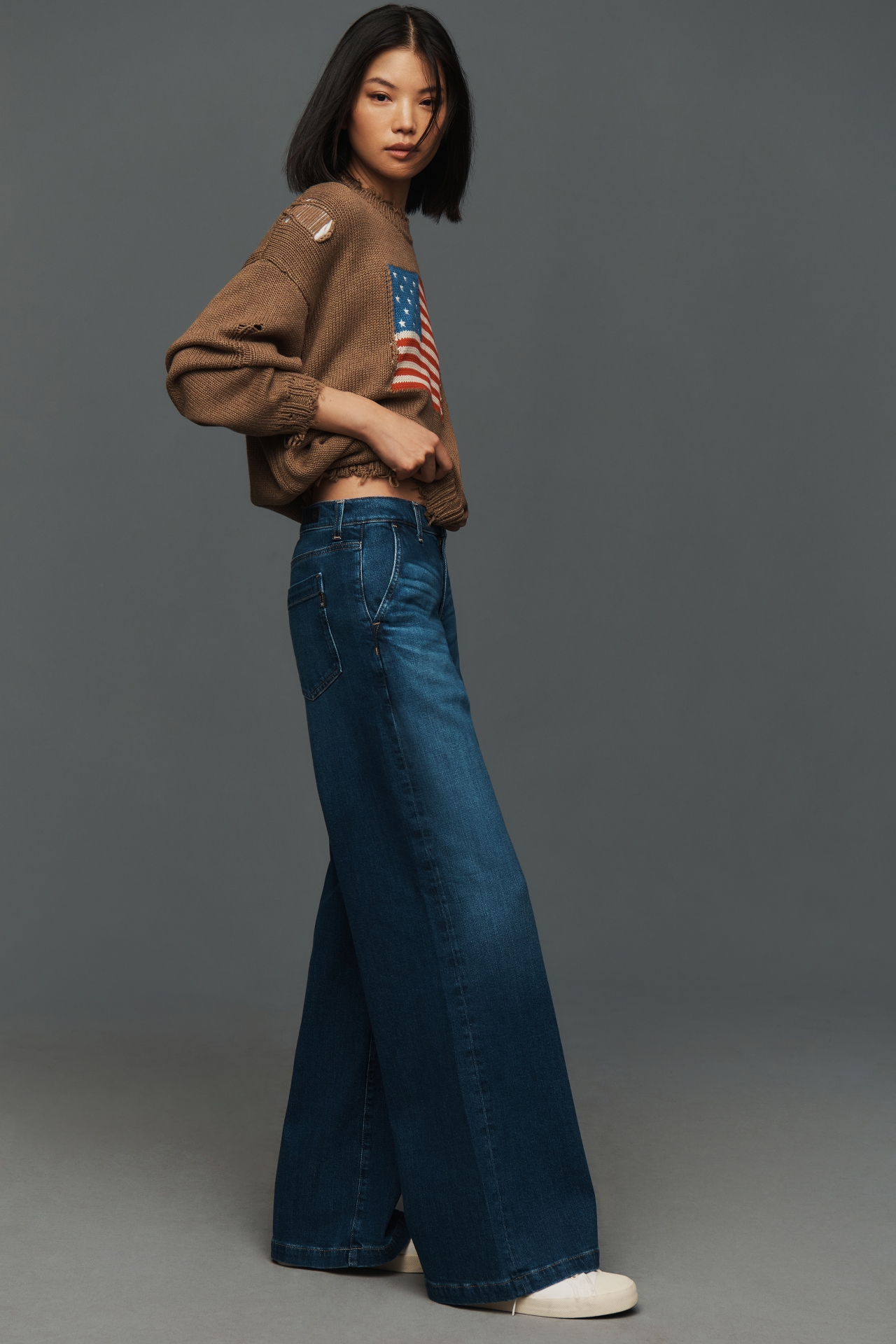 AG Stella High-Rise Wide-Leg Jeans