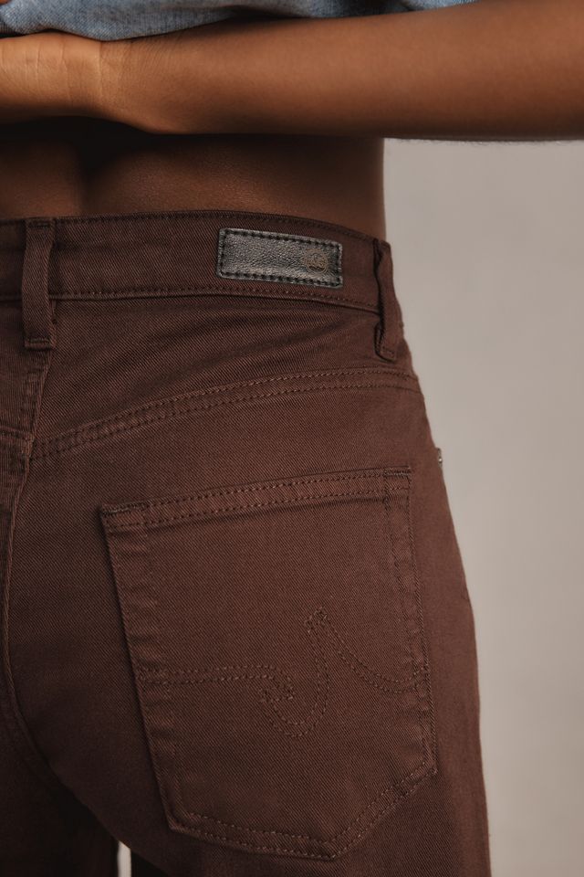 AG Saige High-Rise Crop Wide-Leg Jeans #3