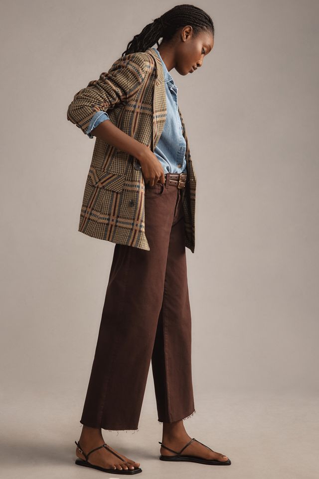 AG Saige High-Rise Crop Wide-Leg Jeans #4