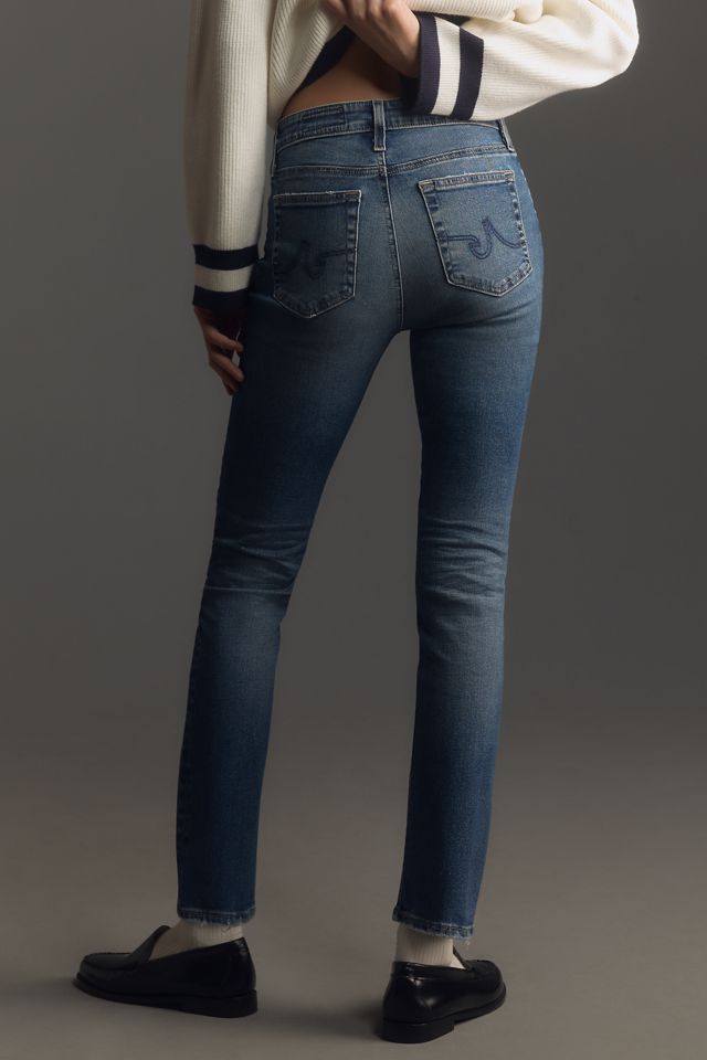 AG Mari High-Rise Straight-Leg Jeans #3