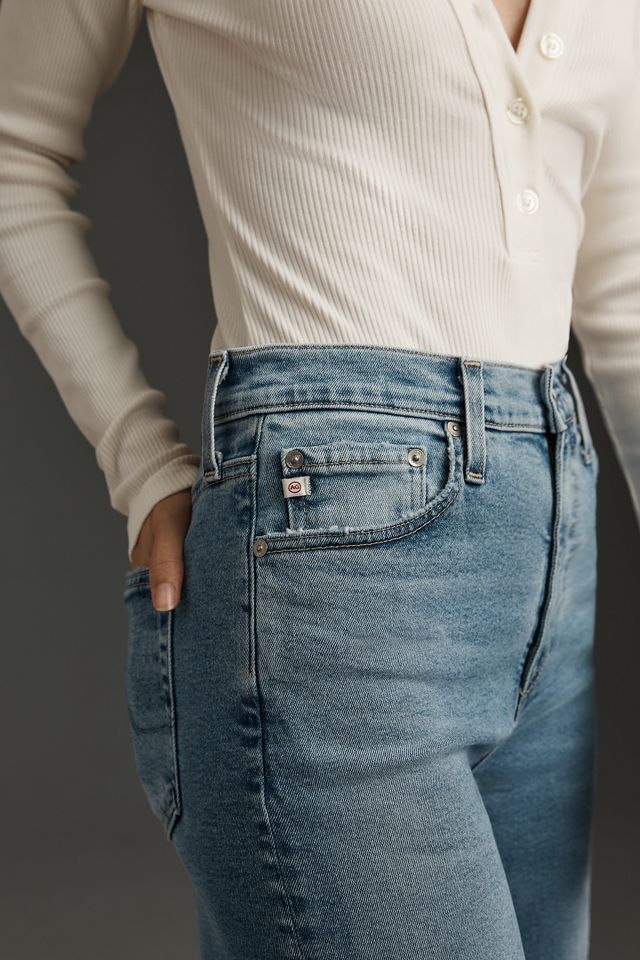AG Kora Cuff High-Rise Wide-Leg Jeans #3