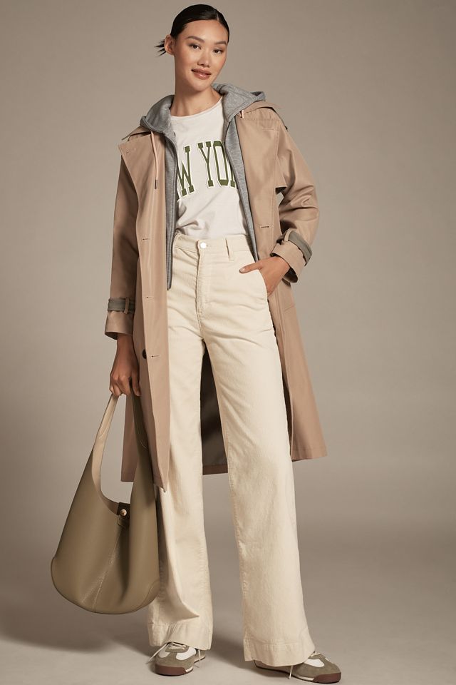 AG Deven Corduroy High-Rise Wide-Leg Jeans #2