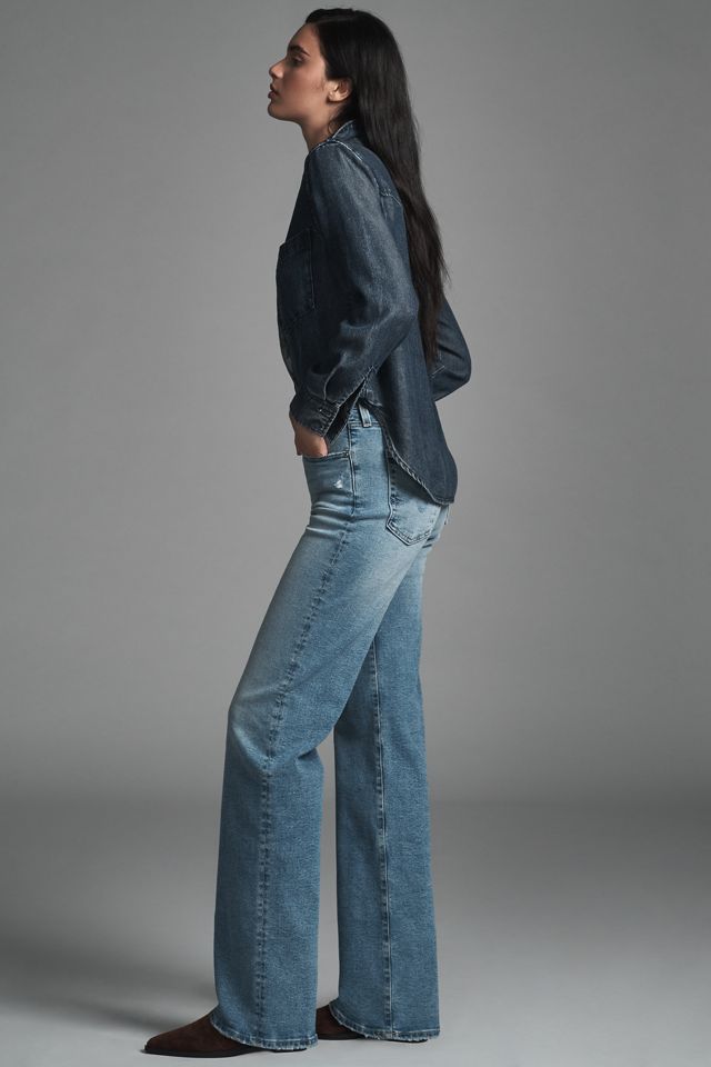 AG Kora High-Rise Wide-Leg Jeans #4