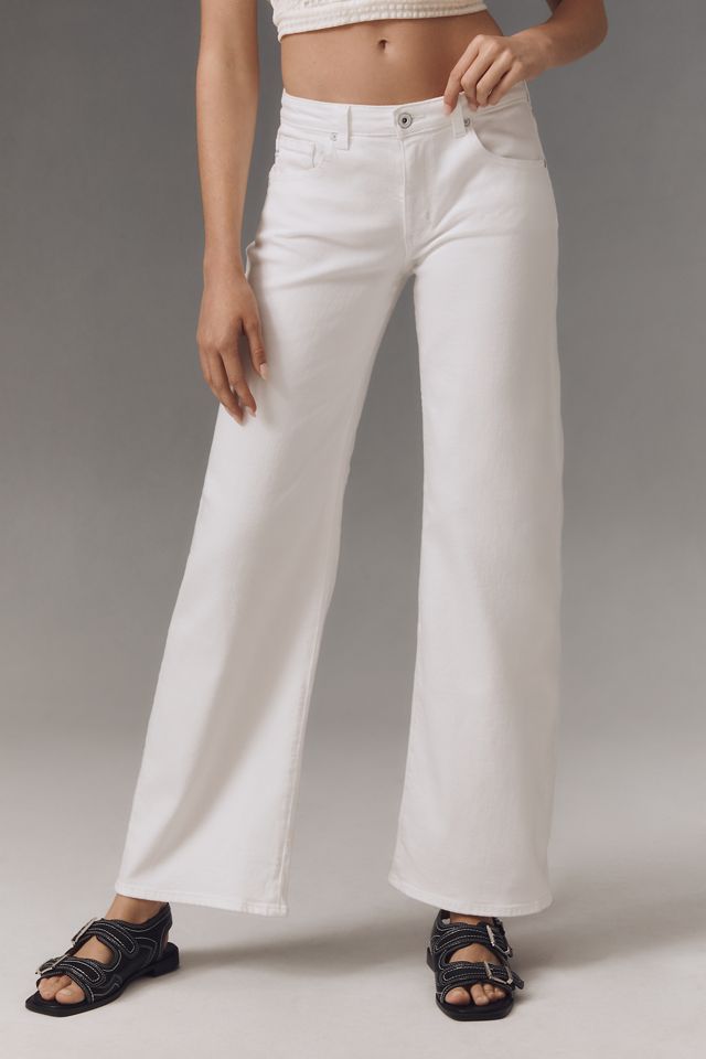 AG Adria Low-Rise Wide-Leg Jeans #1