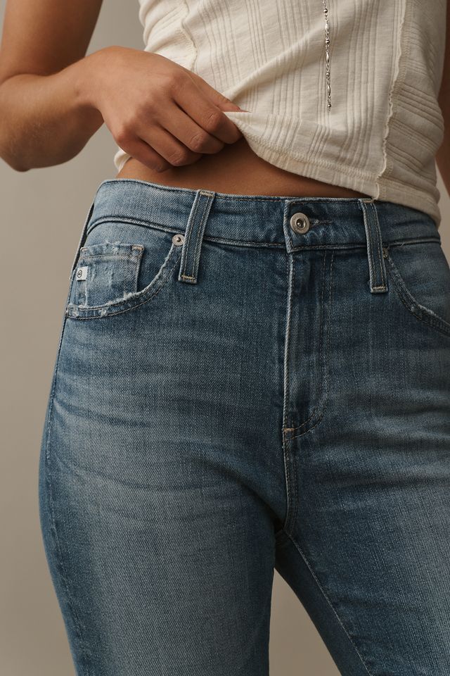 AG Farrah Mid-Rise Crop Bootcut Jeans #3