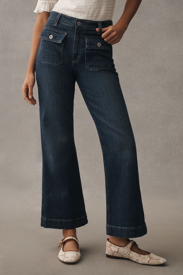 AG Bonnie High-Rise Flare Jeans | Anthropologie