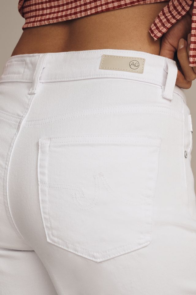 AG Saige High-Rise Crop Wide-Leg Jeans #3