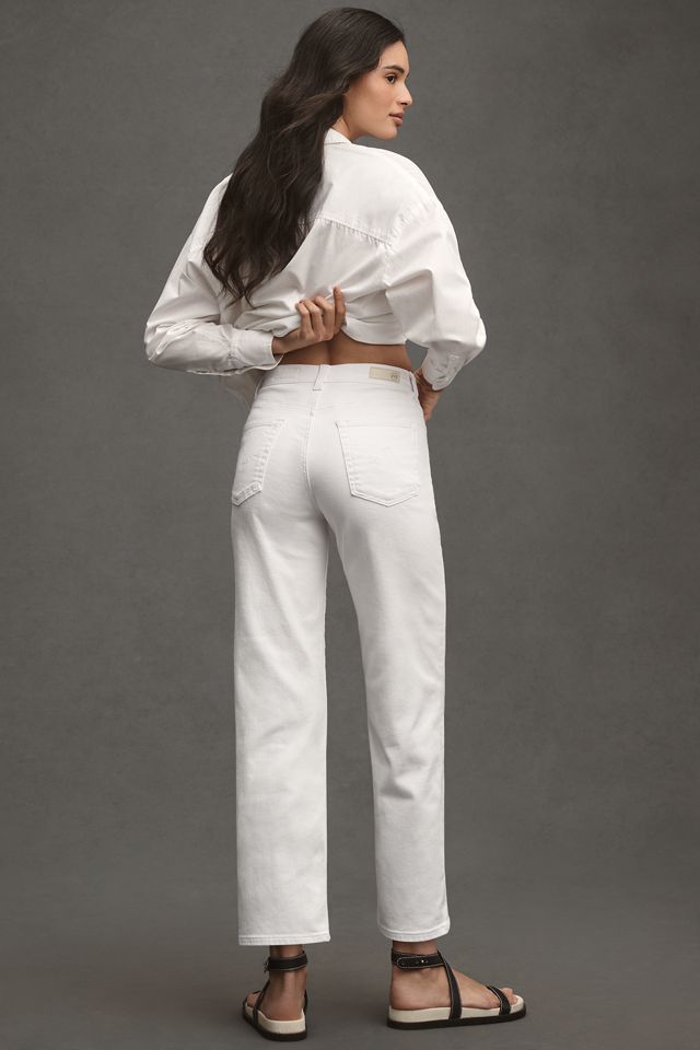 AG Brinley Mid-Rise Straight-Leg Jeans #2