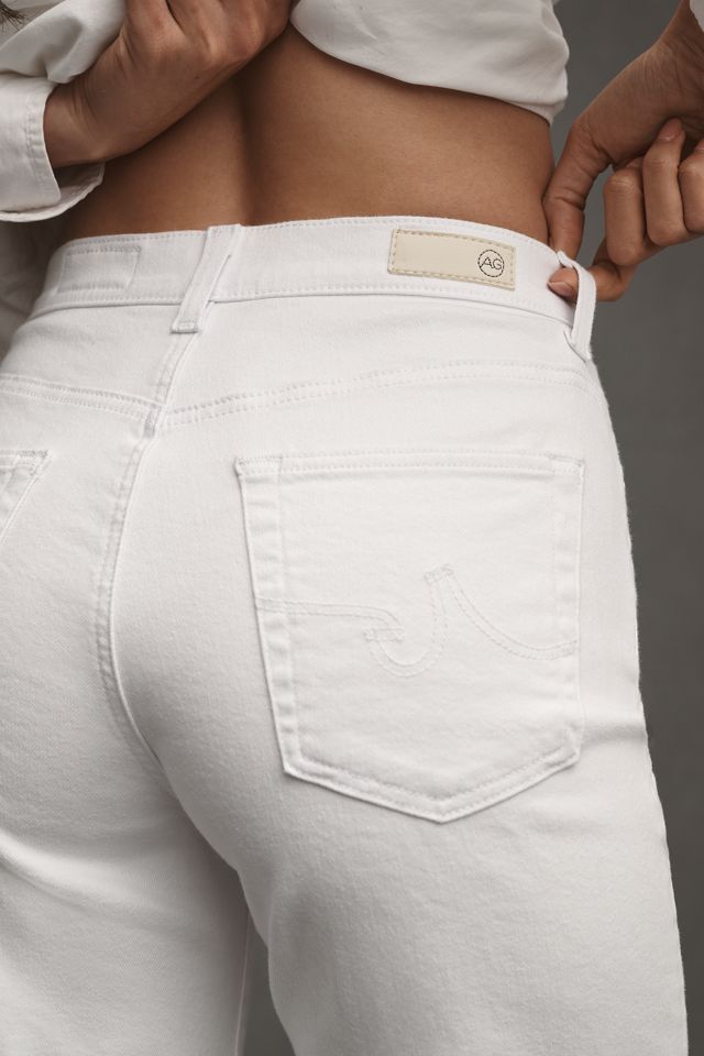 AG Brinley Mid-Rise Straight-Leg Jeans #3
