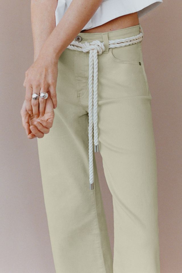 AG Saige Mid-Rise Crop Wide-Leg Jeans #1