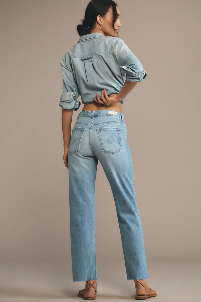 AG Brinley Mid-Rise Crop Straight-Leg Jeans #2
