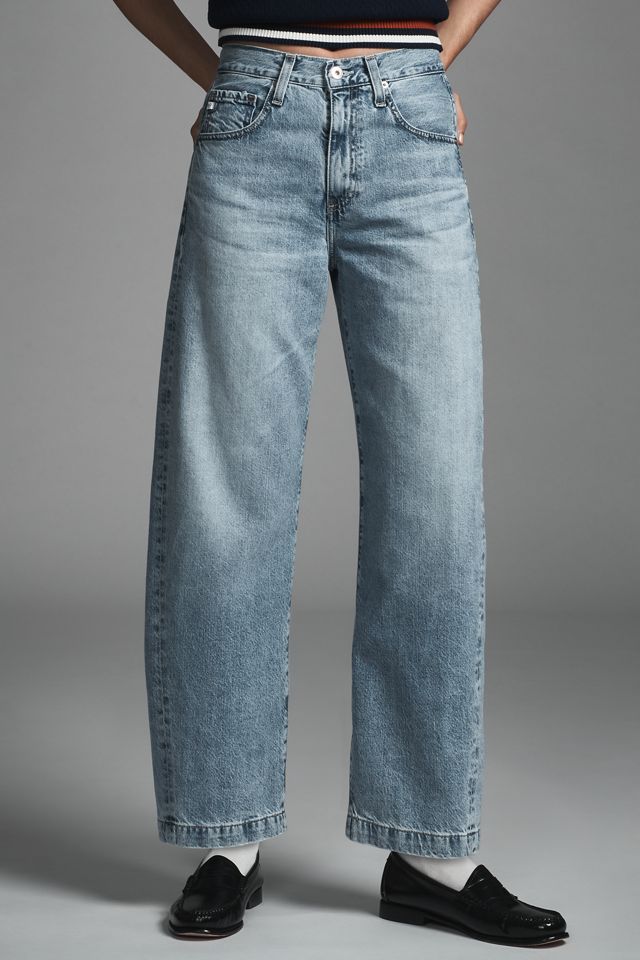 AG Hattie High-Rise Barrel Jeans #1