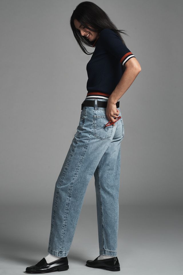 AG Hattie High-Rise Barrel Jeans #4