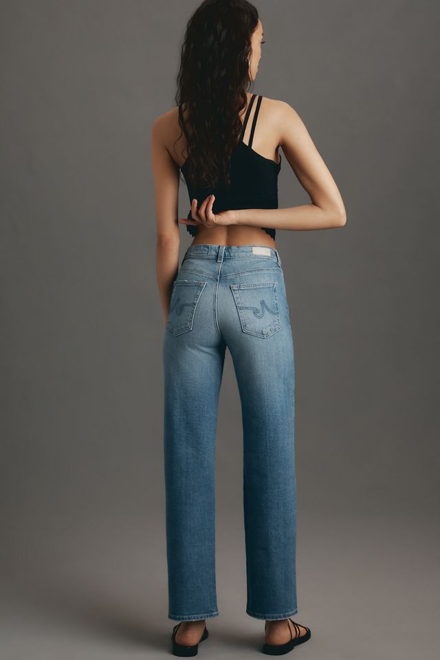AG Brinley Mid-Rise Straight-Leg Jeans #2