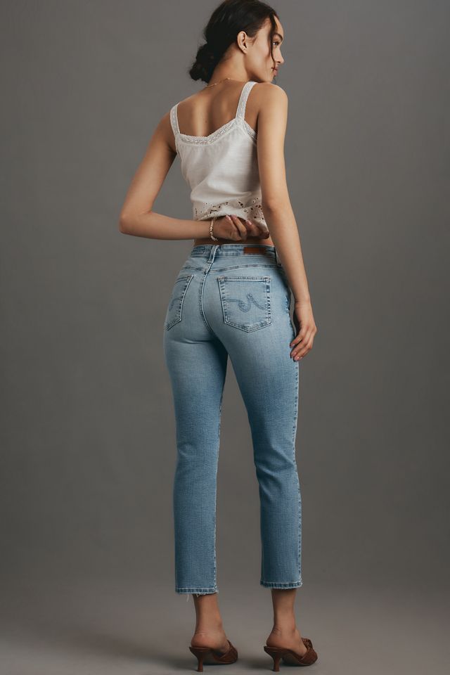 AG Mari Mid-Rise Crop Straight-Leg Jeans #2