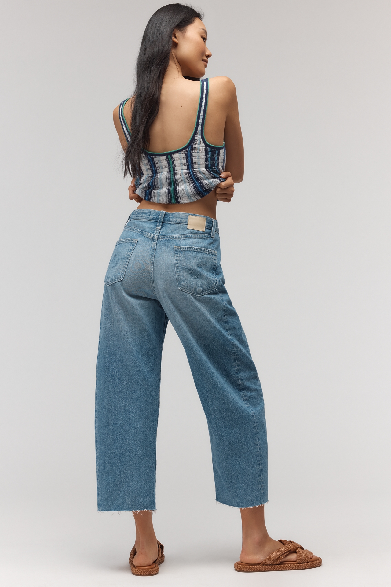 AG Hattie High-Rise Barrel Jeans