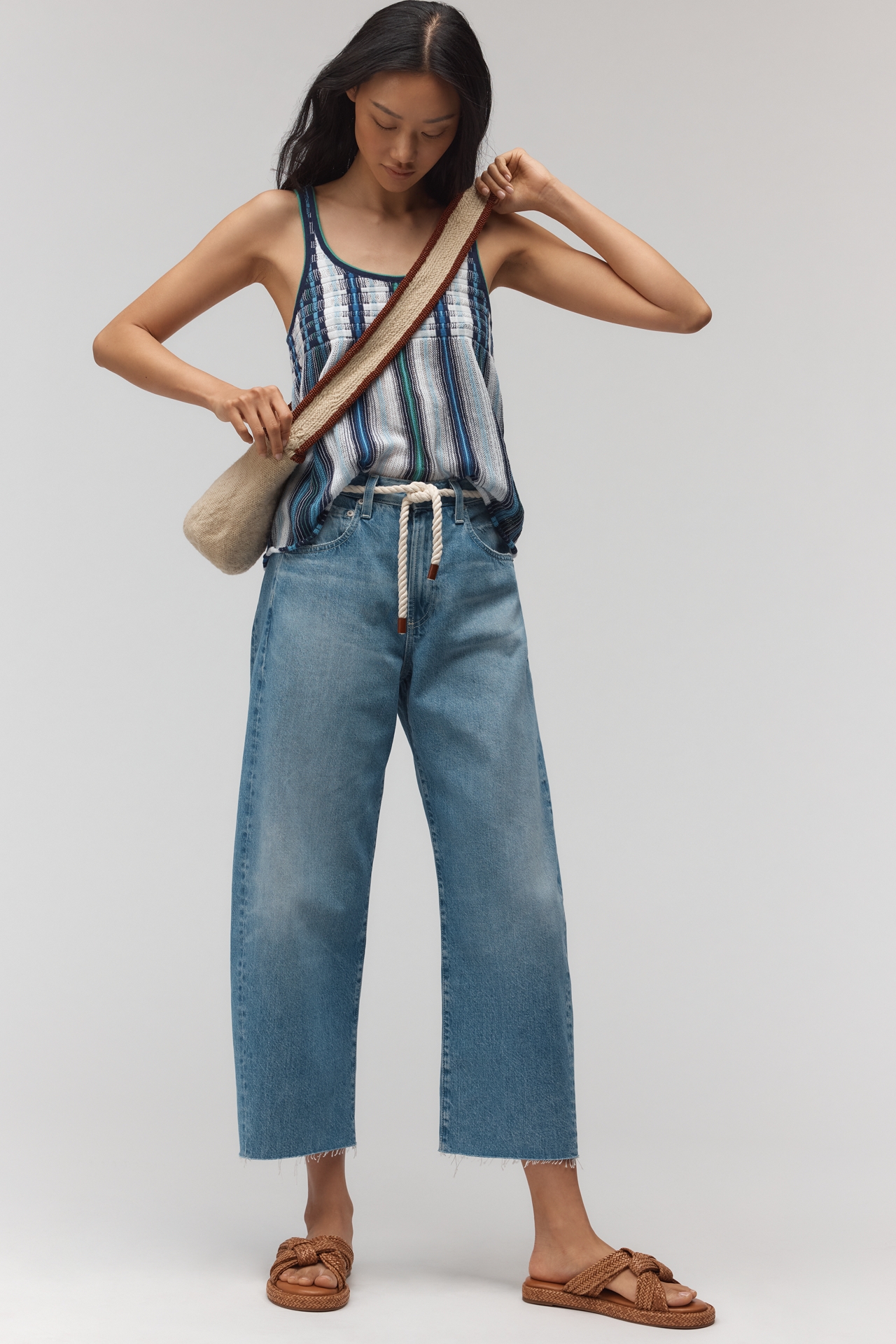 AG Hattie High-Rise Barrel Jeans