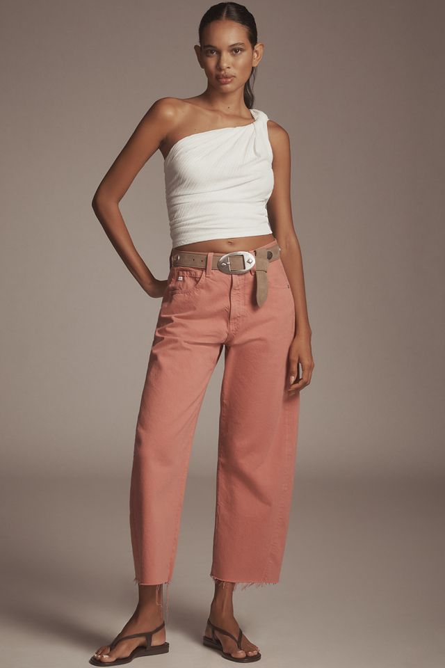 AG Hattie High-Rise Barrel Jeans | Anthropologie
