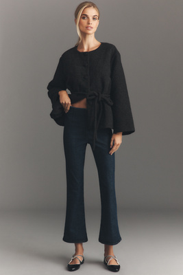 AG Farrah High-Rise Pull-On Crop Bootcut Jeans product page
