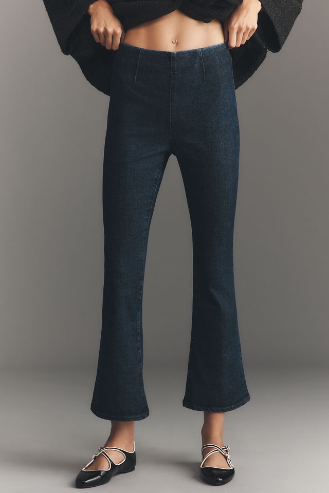 AG Farrah High-Rise Pull-On Crop Bootcut Jeans #1