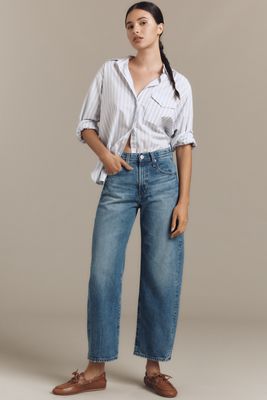 AG Hattie High-Rise Taper Candid Ankle Jeans
