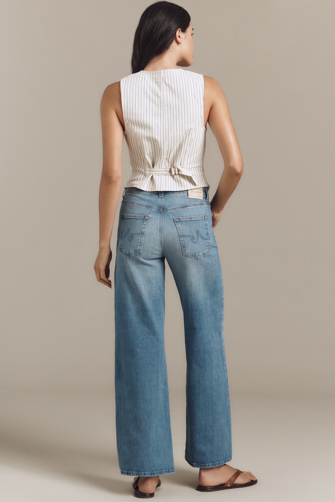 AG Saige High-Rise Wide-Leg Jeans