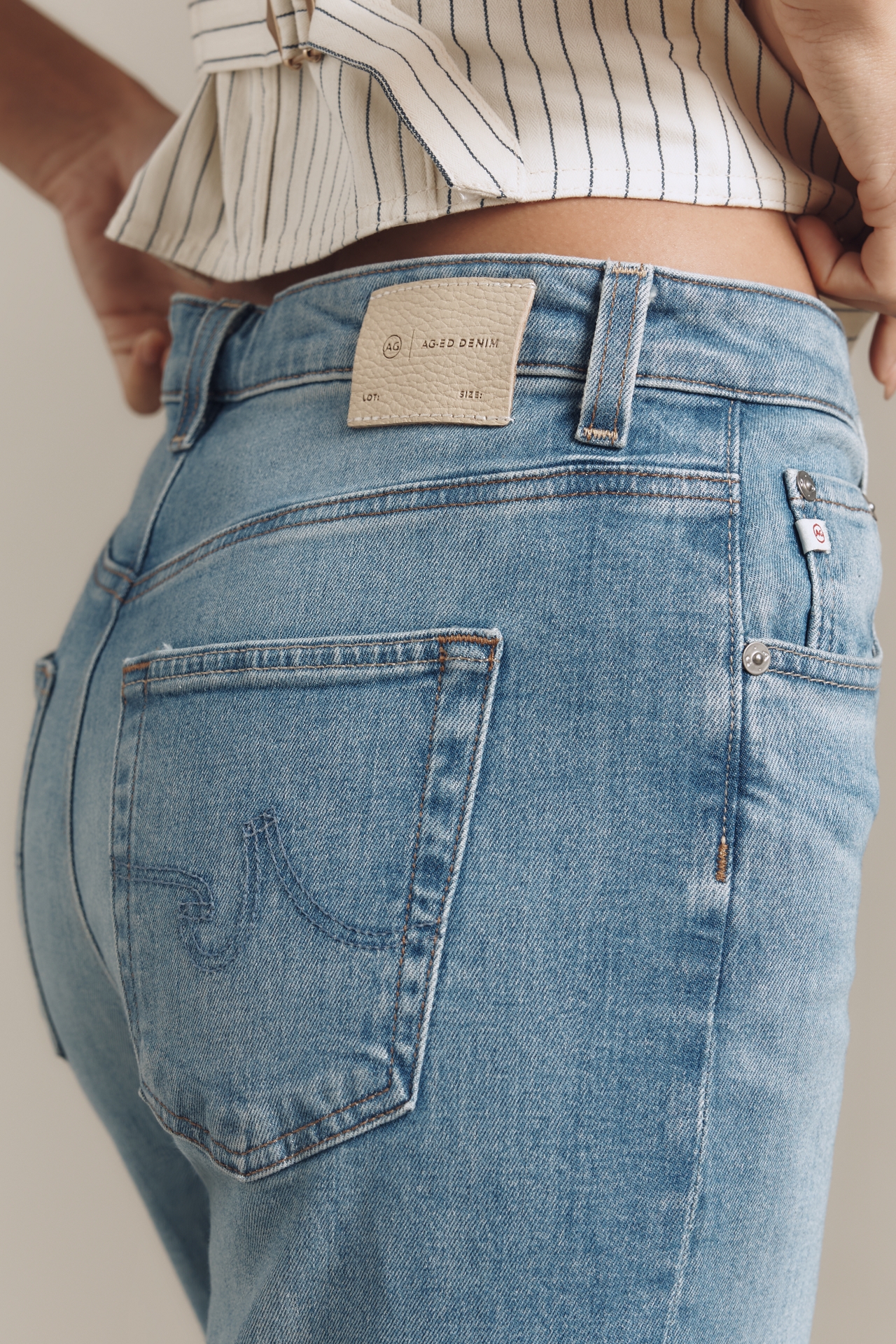 AG Saige High-Rise Wide-Leg Jeans
