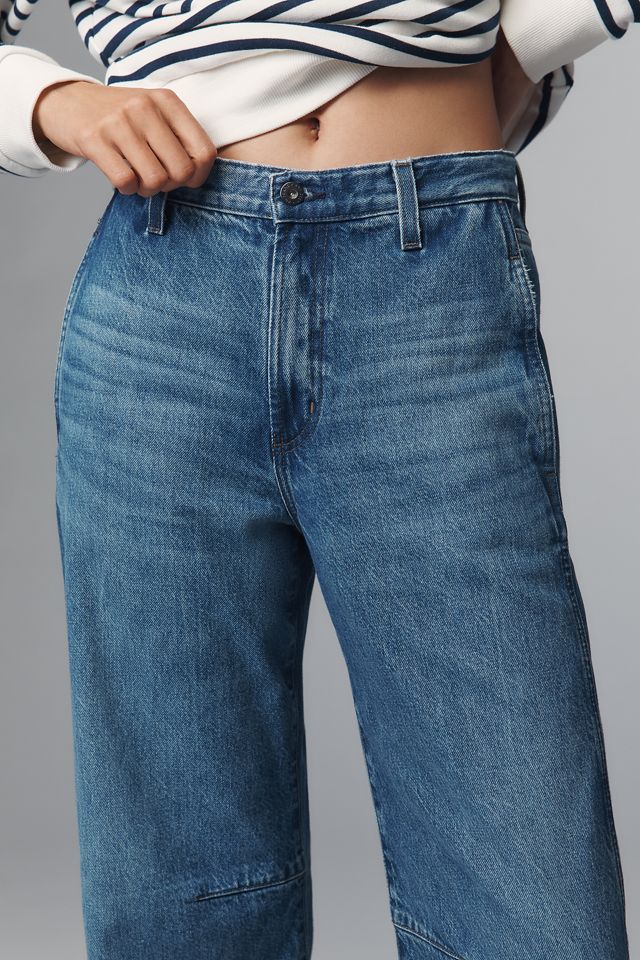 AG Mercer High-Rise Cuffed Taper Jeans #3