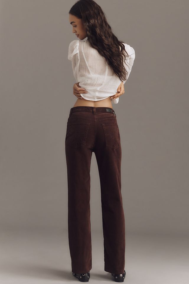AG Brinley Corduroy High-Rise Straight-Leg Jeans #2
