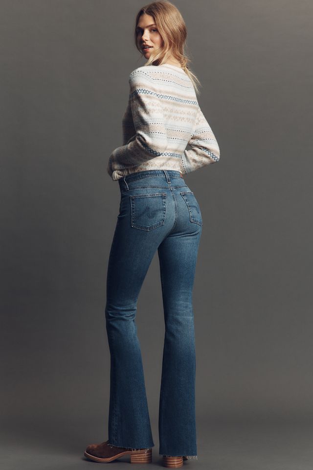 AG Farrah Mid-Rise Boot-Leg Jeans #2