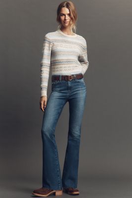 AG Farrah Mid-Rise Boot-Leg Jeans