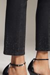 AG Mari Embellished Mid-Rise Straight Jeans