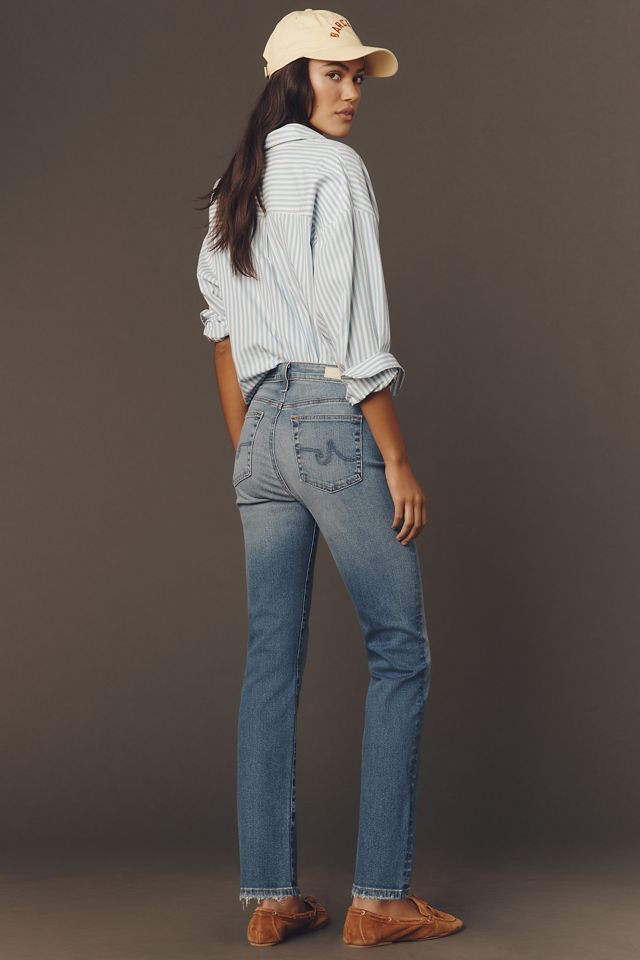 AG Mari Mid-Rise Straight-Leg Jeans #3