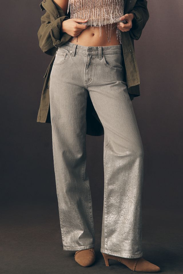 AG Adria Low-Rise Wide-Leg Jeans #1