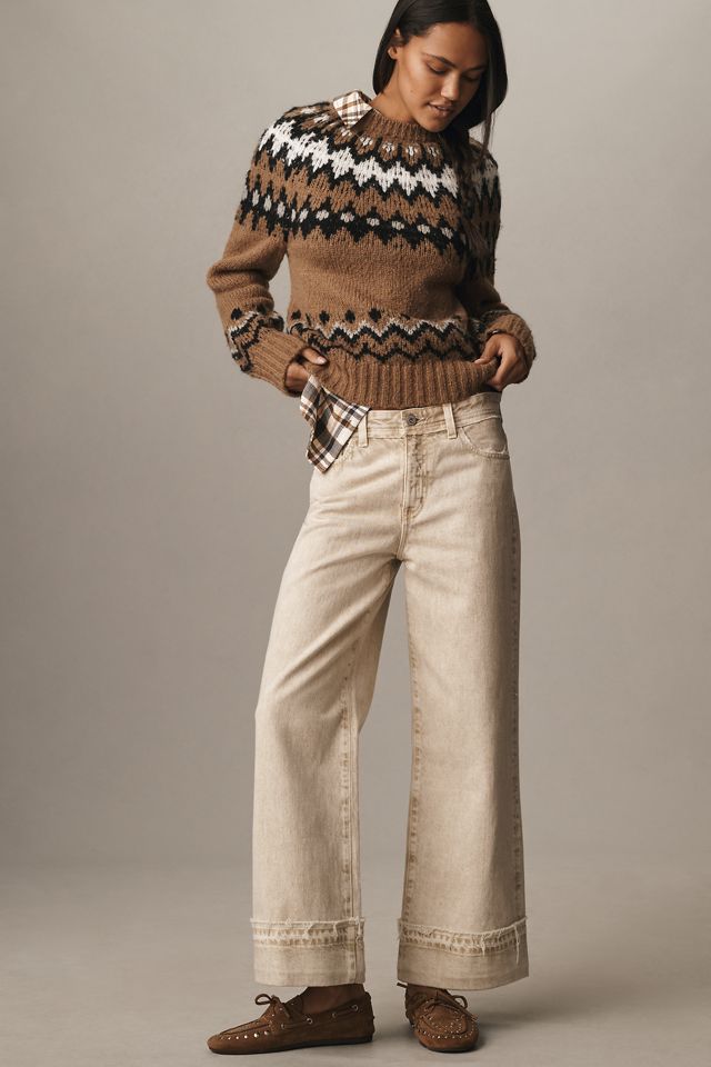 AG Saige High-Rise Crop Wide-Leg Jeans #2