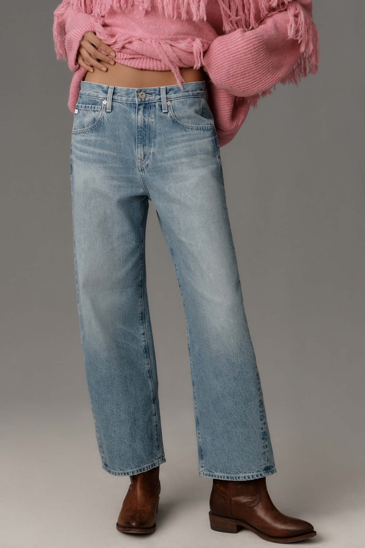 AG Hattie High-Rise Tapered Jeans