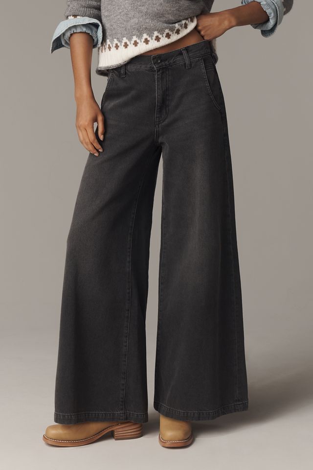 AG Posey High-Rise Wide-Leg Jeans #1