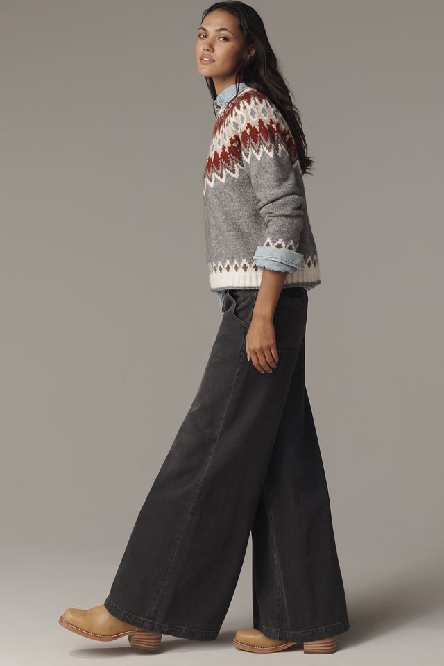 AG Posey High-Rise Wide-Leg Jeans #3