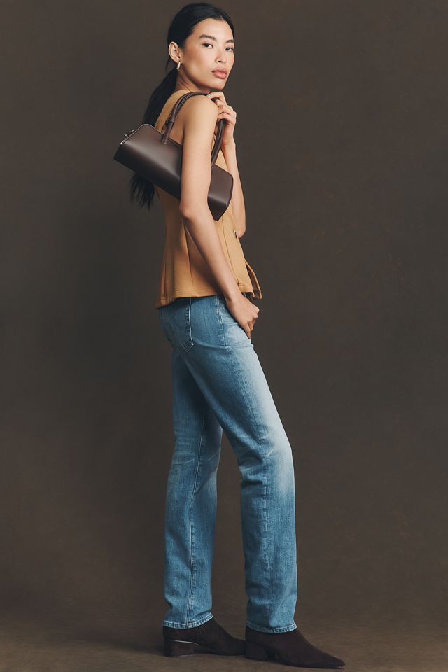 AG Sandra Mid-Rise Straight Leg Jeans #3