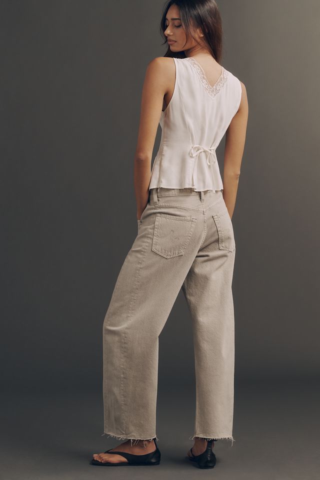 AG Hattie Crop High-Rise Tapered Jeans #2