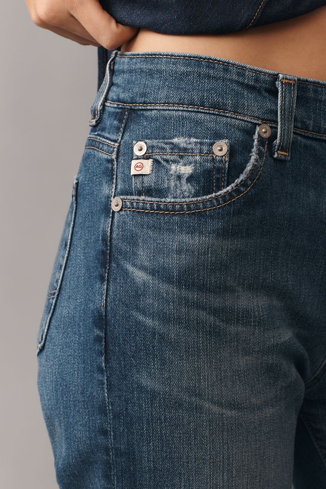 AG Mari Crop Mid-Rise Straight-Leg Jeans #2