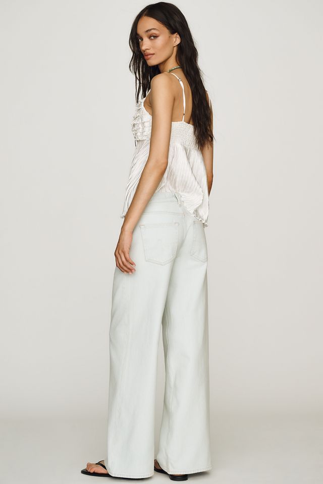 AG Saige Mid Rise Wide Leg Jeans #3