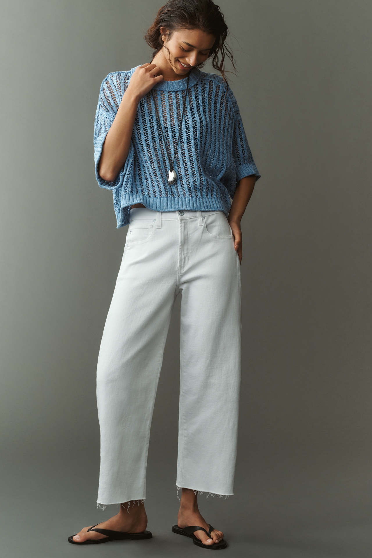 Hattie High-Rise Crop Tapered Jeans
