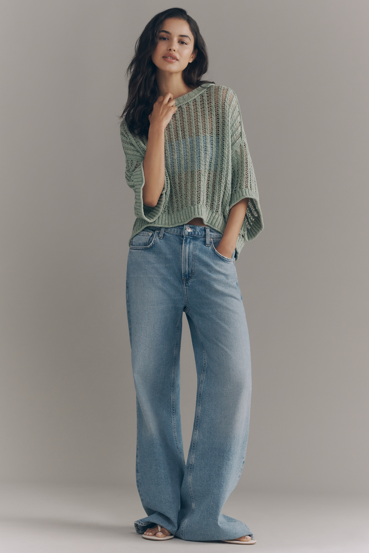 AG Billie Low-Slung Vintage Straight-Leg Jeans
